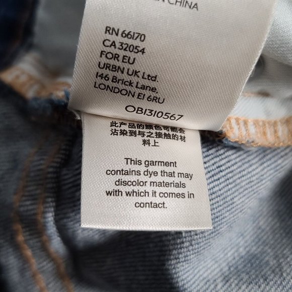 Anthropologie Pilcro The Vintage Straight Jeans Sz 27 Distressed Dark Wash NWOT - Picture 12 of 12